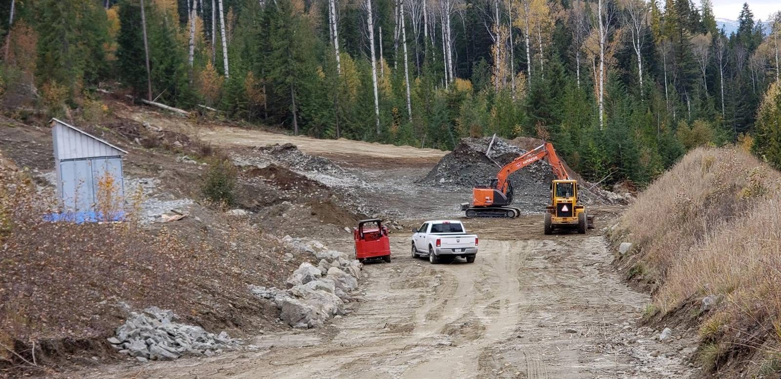 Portal site at the Kenville Gold Mine Project, Nelson BC